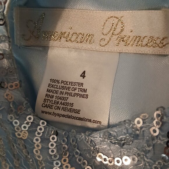 American Princess Blue Sequin Dress - Picture 6 of 6